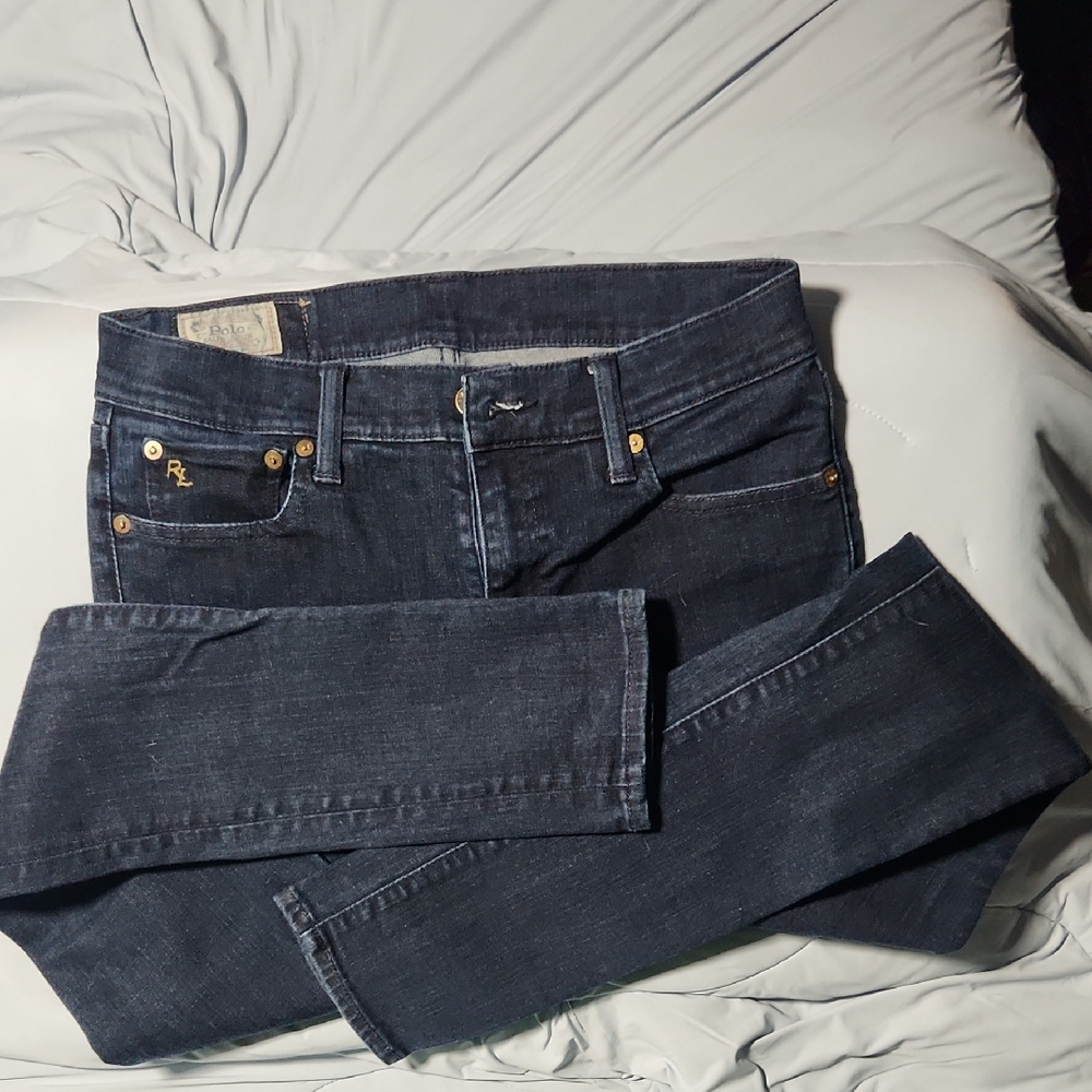 Ralph Lauren Indigo Jeans with Camel Label